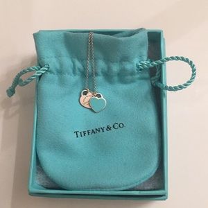 Tiffany & Co. Mini Double Heart Tag Pendant